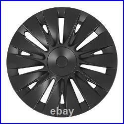 RESTOCKED. For Model Y 4 x 19 Matte Black Wheel Covers Cover Hub Cap Specific