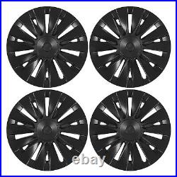 RESTOCKED. For Model Y 4 x 19 Matte Black Wheel Covers Cover Hub Cap Specific