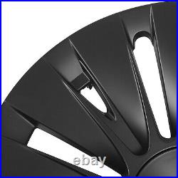 RESTOCKED. For Model Y 4 x 19 Matte Black Wheel Covers Cover Hub Cap Specific