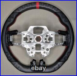 REVESOL Real Carbon Fiber MATTE Steering Wheel for 2018-2021 FORD MUSTANG GT
