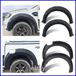 Rivet Style Wheel Arches Kit for Ford Ranger 2015-2019 Wildtrak T7 Fender Flares