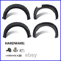 Rivet Style Wheel Arches Kit for Ford Ranger 2015-2019 Wildtrak T7 Fender Flares