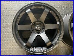 Rota Grid Wheels, flat black, 18x9.5 5x114.3 ET20, Skyline R32 R33 R34 GTR, Evo