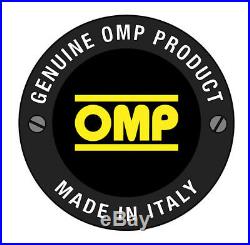 SPECIAL EDITION! OMP TARGA STEERING WHEEL SUEDE LEATHER 330mm RED TRIM & LOGO
