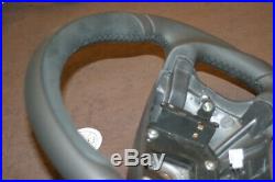 Saab 9-5 9-3 thick customized flat bottom steering wheel 1998-2005 Hirsch AERO