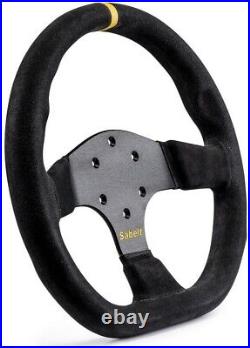 Sabelt Wheel SW-733, Suede, black 330mm, Dish Flat, GT Style