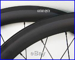 Sapim CX-RAY Carbon Clincher Wheel 700C 50mm Powerway 3k Matt Road Bike 25mm