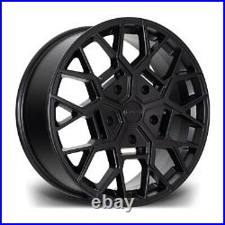 Satin Black x4 20 Riviera RTX Alloys 5x160 ET50 Ford Transit Mk7 Transit Custom