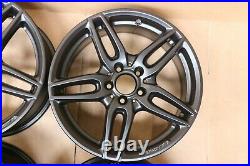 Set 4 Genuine Mercedes E Class W213 19 Amg Alloy Wheel Rims Matte Black 8j & 9j