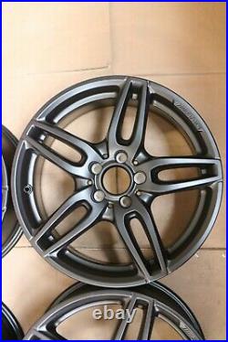 Set 4 Genuine Mercedes E Class W213 19 Amg Alloy Wheel Rims Matte Black 8j & 9j