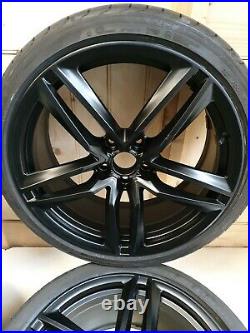 Set Genuine Audi R8 19 Inch V8/v10 5 Twin Spoke Matt Black Alloy Wheels X4