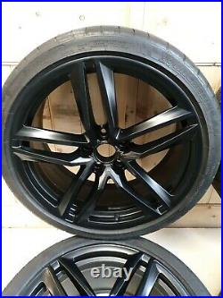 Set Genuine Audi R8 19 Inch V8/v10 5 Twin Spoke Matt Black Alloy Wheels X4