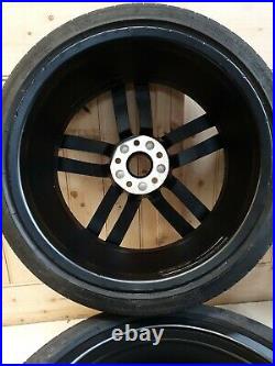 Set Genuine Audi R8 19 Inch V8/v10 5 Twin Spoke Matt Black Alloy Wheels X4