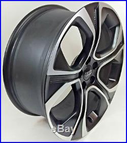 Set Of Four New Genuine Audi A1 Matt Black 18 Competition Alloy Wheels X4