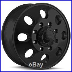 Set of 4-17 Ion 167 Dually 8x200 Matte Black Wheels Rims