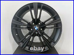 Set of 4 Wheels 18 inch Matte Black Rims fits BMW 3 SERIES SEDAN (E90)