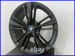 Set of 4 Wheels 18 inch Matte Black Rims fits BMW 3 SERIES SEDAN (E90)