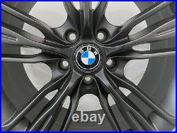 Set of 4 Wheels 18 inch Matte Black Rims fits BMW 3 SERIES SEDAN (E90)