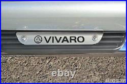 Side Bars BLACK + Step Pads For Opel Vauxhall Vivaro LWB 2002 2014 Step Skirts