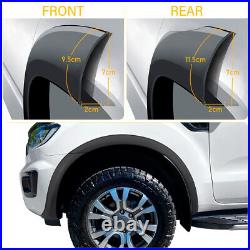 Slim Wheel Arches Body Kit Fender Flares for Ford Ranger 2015-2018 Matte Black