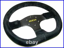 Sparco Steering Wheel R353 (330mm/36mm Dish/Flat Bottom/Suede)