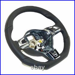 Sports steering wheel flat bottom perforated DSG VW Golf Mk6 R-Line Scirocco Mk3