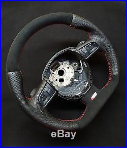 Steering Wheel AUDI A5 S5 RS5 FLAT BOTTOM! SPORT MODIFIED! R8 STYLE
