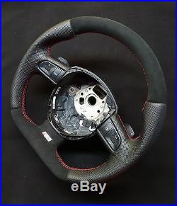 Steering Wheel AUDI A5 S5 RS5 FLAT BOTTOM! SPORT MODIFIED! R8 STYLE