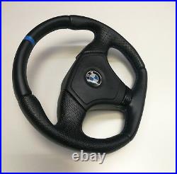 Steering Wheel Bmw E36 E39 E46 Z3! Flat Bottom! Full Leather Race Strip