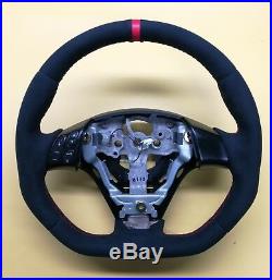 Steering Wheel MAZDA 3 and 6. SPORT STYLE FLAT BOTTOM! ALCANTARA