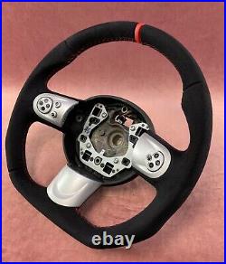Steering Wheel MINI COOPER R55 R56 R57 R58 R59 FLAT BOTTOM ACANTARA LEATHER