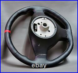 Steering wheel BMW E46 E53 E39 M3 New leather flat bottom Trim leather