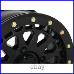 System 3 SB-6 Beadlock Wheel 15x7, 4/156, 6+1 Matte Black 15S3-6557