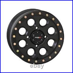 System 3 SB-7 Beadlock Wheel 15x10, 4/156, 5+5, Matte Black 15S3-75561