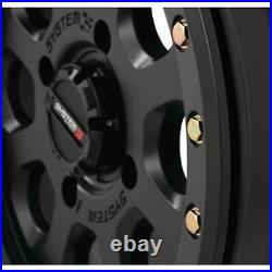 System 3 SB-7 Beadlock Wheel 15x7, 4/156, 5+2 Matte Black 15S3-7556
