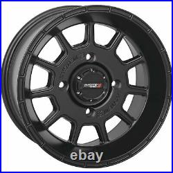 System 3 St-5 Aluminum Wheel 14x10, 4/156, 5+5, Matte Black 14s3-515610