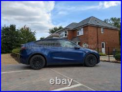 TORNADO Tesla Model Y 4 x 19 Wheel Covers Logo Option! Fast UK Delivery HUB CAP