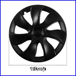 Tesla Model Y 19 Inch Black Wheel Covers Set of 4 With Logo Next Day Delivery
