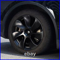 Tesla Model Y 19 Inch Black Wheel Covers Set of 4 With Logo Next Day Delivery