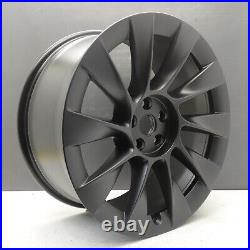 Tesla Model Y Induction 20 Satin Grey Alloy Wheel Rim Oem 1188223-00-b X1