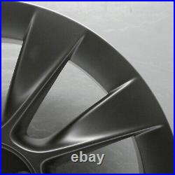 Tesla Model Y Induction 20 Satin Grey Alloy Wheel Rim Oem 1188223-00-b X1