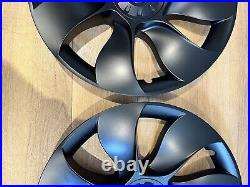 Tesla Model Y Right & Left Sided Wheel Hub Cover Induction Style UK (4 trims)