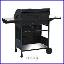 Texas Nimbus 4 Burner Gas BBQ Barbeque Black Flat Pack Garden Patio New Boxed