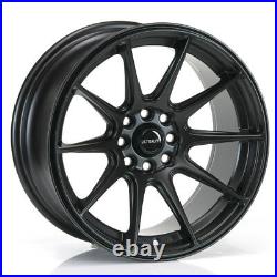 ULTRALITE UL11 16 x 8 ET25 4x100 4x108 CONCAVE FLAT BLACK ALLOY WHEELS Y3521