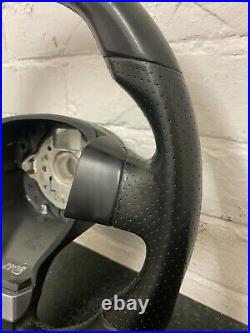 Used Vw Volkswagen Mk5 Golf Gti Black Leather Flat Bottom Steering Wheel