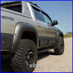 VW Amarok V6 Fender Flares Wheel Arch Extensions Rocky Style Matte Black 2017+