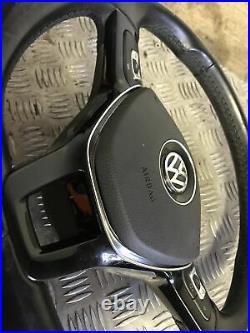 VW Polo 2009-2014 Multifunction Flat Bottom Steering Wheel WITH AIRBAG