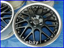 Volvo C70 S70 V70 XC70 OEM BBS RS797 17 Restored Matte BLACK PROPUS Wheels Rims