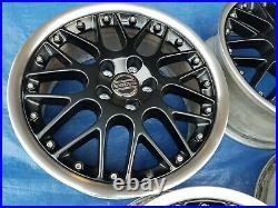 Volvo C70 S70 V70 XC70 OEM BBS RS797 17 Restored Matte BLACK PROPUS Wheels Rims