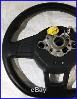 Vw Golf Gtd Mk7 Flat Bottem Steering Wheel With Round Airbag Caddy Mk 7 7.5